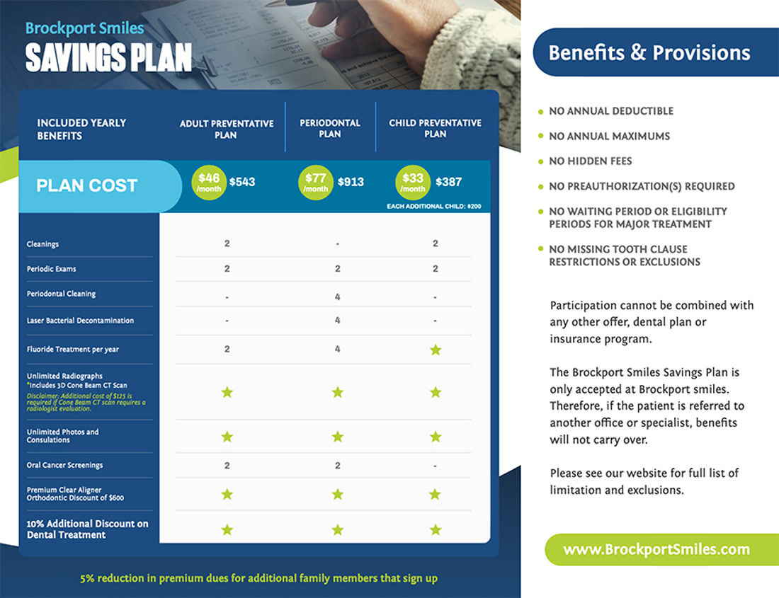 Savings plan brochure page 2